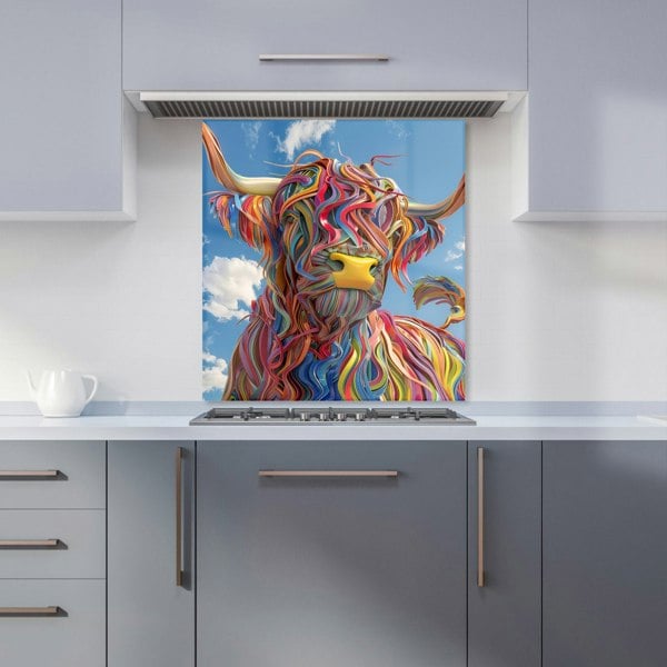 Warren Reed - Designer Twisted Colors of the Bull Kitchen Splashback