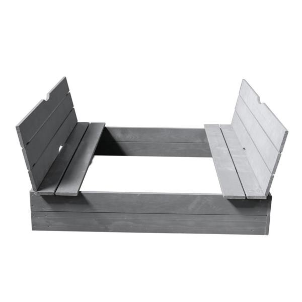 Soulet Sandpit with Folding Benches 120 x 120cm