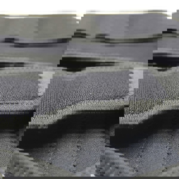 Hook and loop attachment on knee sleeve