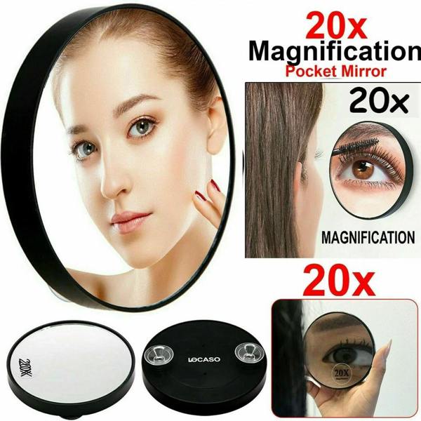 ATEK 20X Magnifying Makeup Mirror with Suction Cups Portable