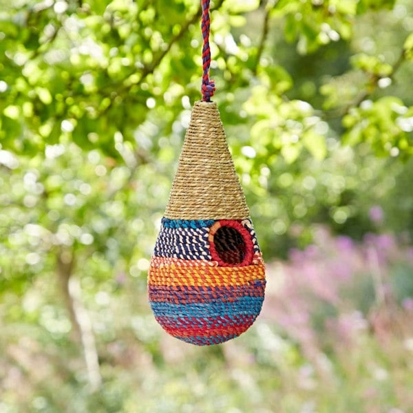 Paper High Teardrop Recycled Cotton Birdhouse