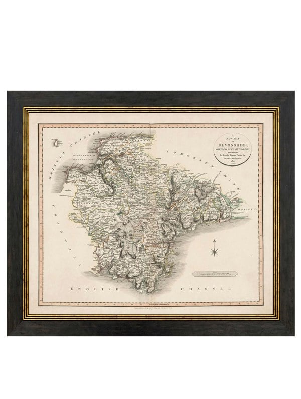 Exceptional Art c.1806 County Maps of England