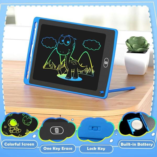 Dyzi LCD Drawing Board Colourful Writing Tablet Easy-Erase Doodle Pad
