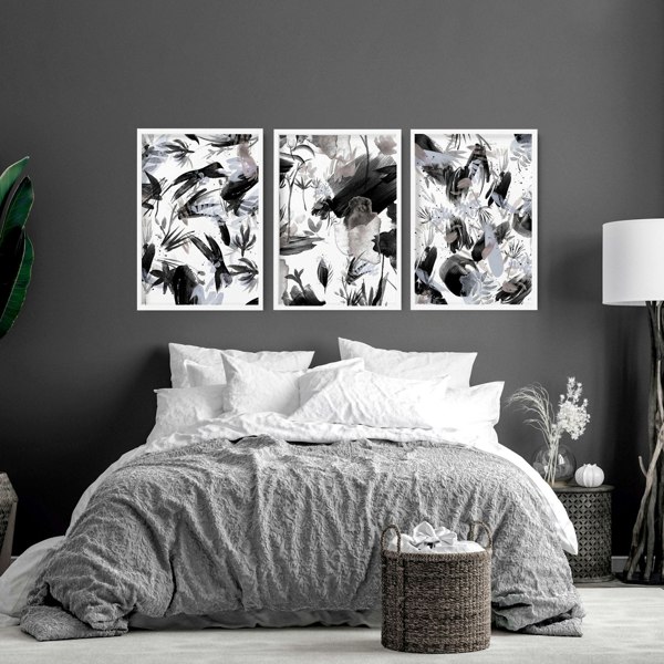 Bohemian maximalist decor for Bedroom | set of 3 wall art prints