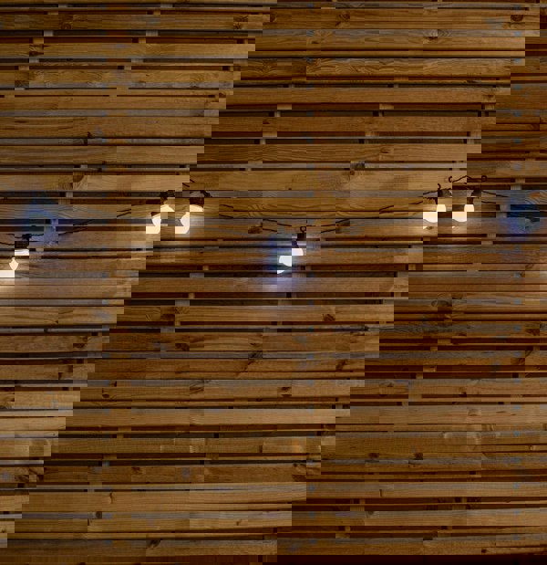 Samuel Alexander Set of 10 Indoor Outdoor Connectable Party Festoon Lights with Cool White LEDs