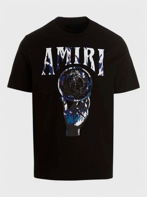Amiri Crystal Ball Short Sleeve Tee Black/Multi - Supplied FashionAMIRI
