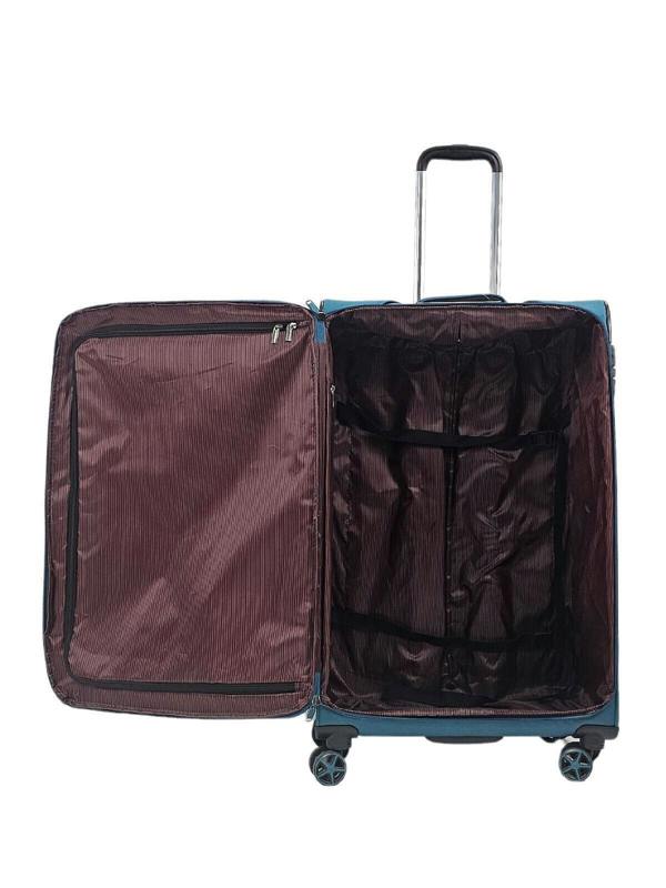 Snowball Lightweight Soft  Dual 4 Wheel Luggage Suitcases