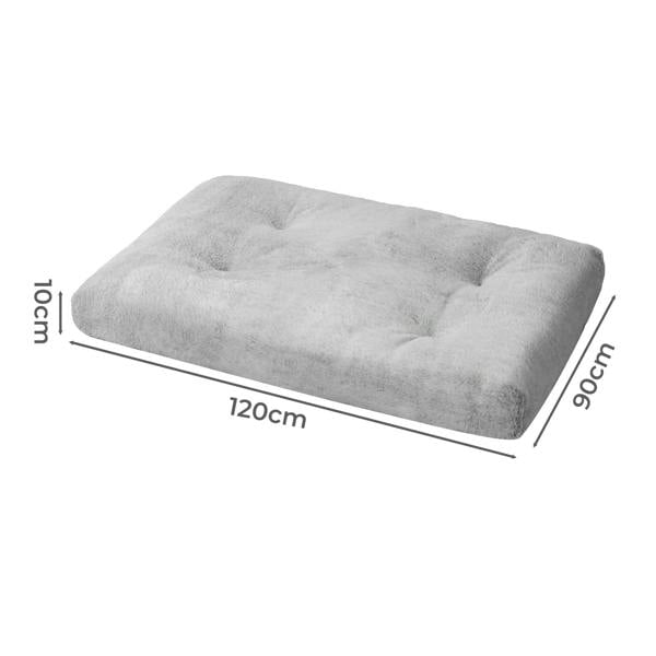 Skylos Extra Large Dog Bed Mattress Plush Cushion Washable Pet Crate Pad Mat