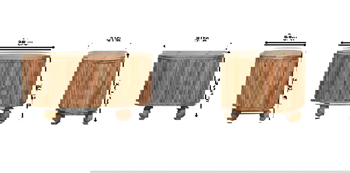 Artisan Furniture Soba Ball Lid-up Coffee Table