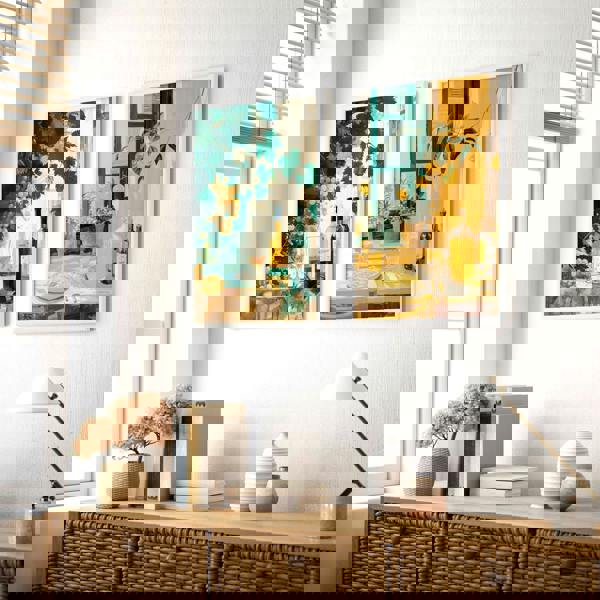 Living Room Canvases | Set of 2 Italian Lifestyle Wall art Prints