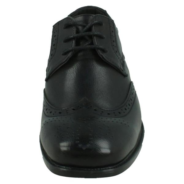 Spot On Boys Spot On Low Heel Lace Up Brogue School Shoes N1156