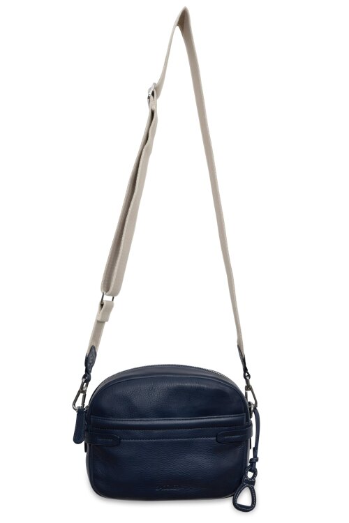 SADDLER Laura Leather Camera Bag - Handmade by Saddler – Compact, Stylish & Practical - Navy