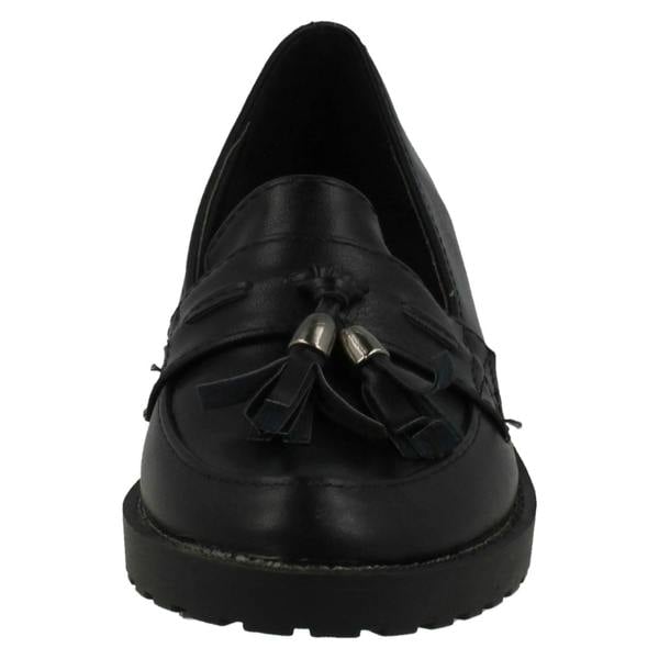 Spot On Girls Spot On Tassel Trim Loafer Flats