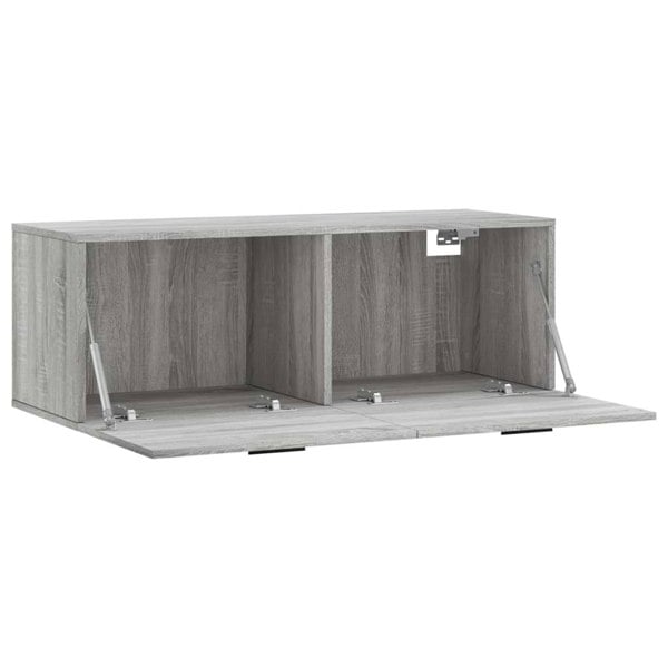 Berkfield Wall Cabinet Grey Sonoma 100x36.5x35 cm Engineered Wood