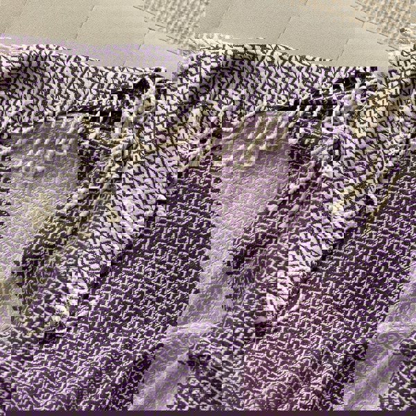Cotton throw blanket