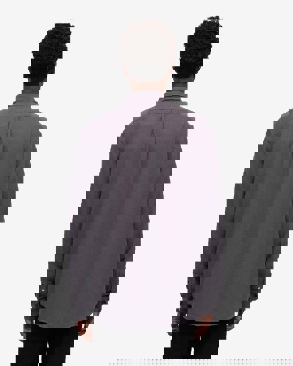 Colorful Standard Mens Organic Flannel Shirt - Lava Grey