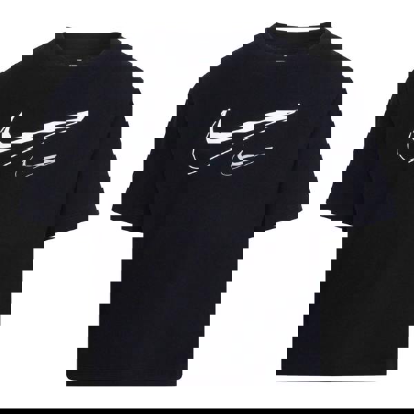 Nike Girls Swoosh Boxy T-Shirt - Black - 