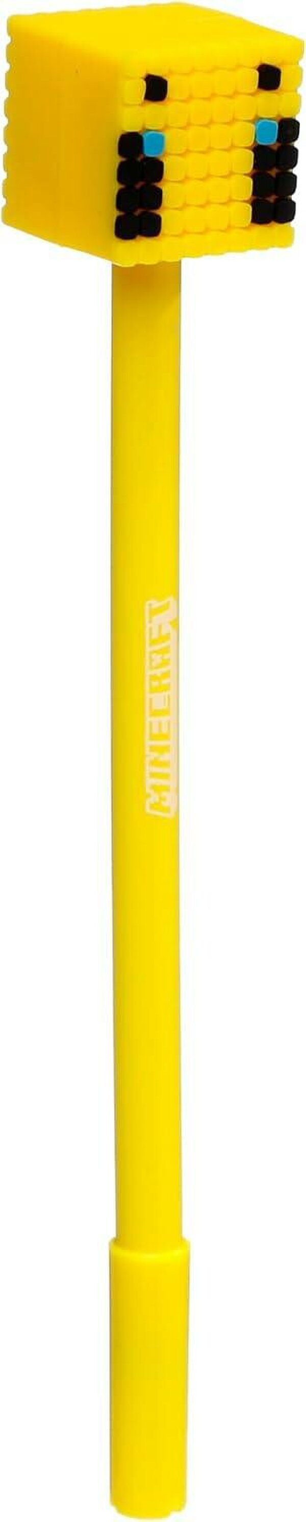 Puckator Minecraft Fine Tip Black Pens Silicone Toppers Set of 8