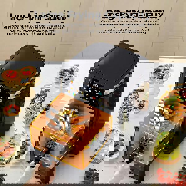 Spector 5L Digital Air Fryer 1500W Oil Free Hot Air Healthy Frying Cooker Black