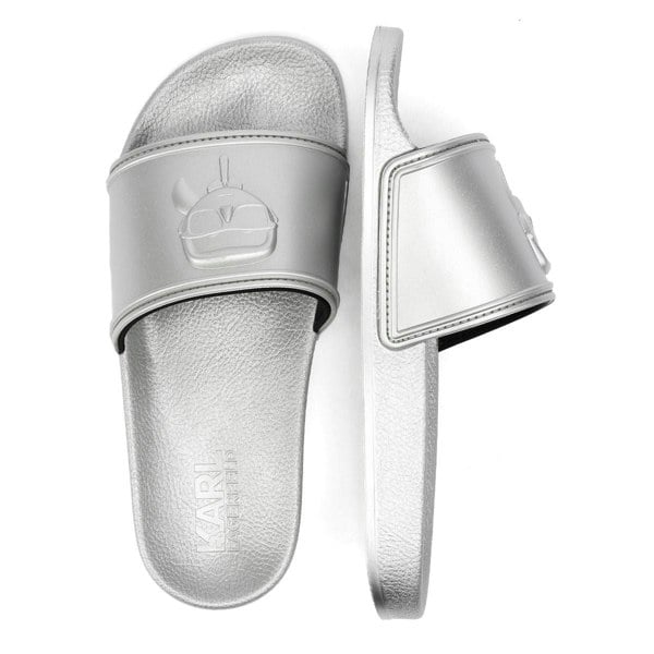 Karl Lagerfeld Kondo 2.0 Karl NFT Women's Slides - Silver