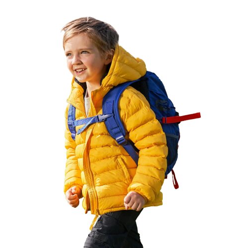 Mountain Warehouse Childrens/Kids Seasons Faux Fur Lined Padded Jacket - Yellow