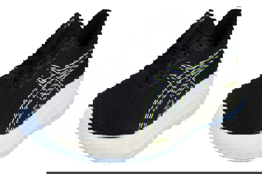 Asics Gel-Cumulus 26 Mens Running Trainers 1011B792 Sneakers Shoes  006 - Black Safety Yellow 006 - Photo 0