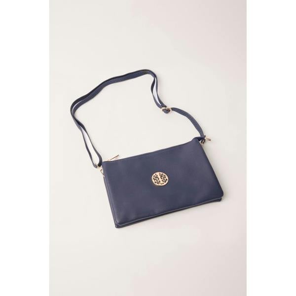 Blue Vanilla Clutch Pouch With Strap