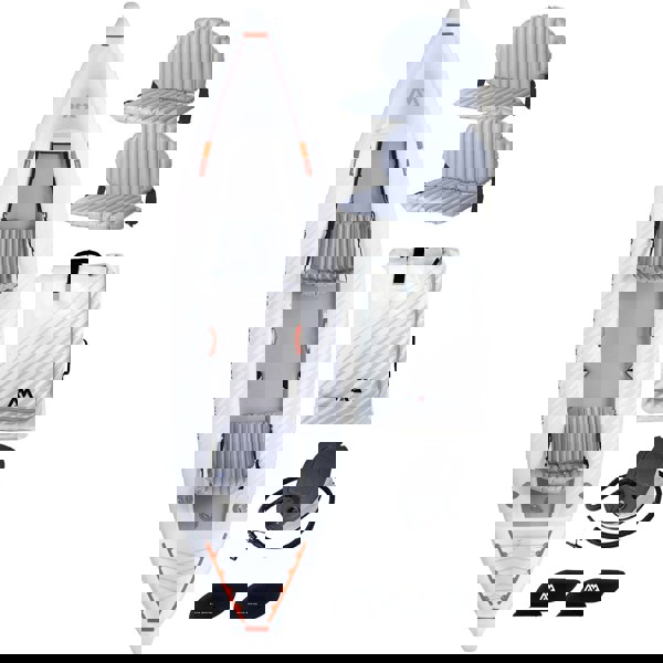 Aqua Marina HALVE 398 Ultra-Light Premium TPU Inflatable Kayak 1/2 People