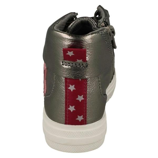 Clarks Childrens Clarks Animal Detailed Lace Up Ankle Boots Nova City