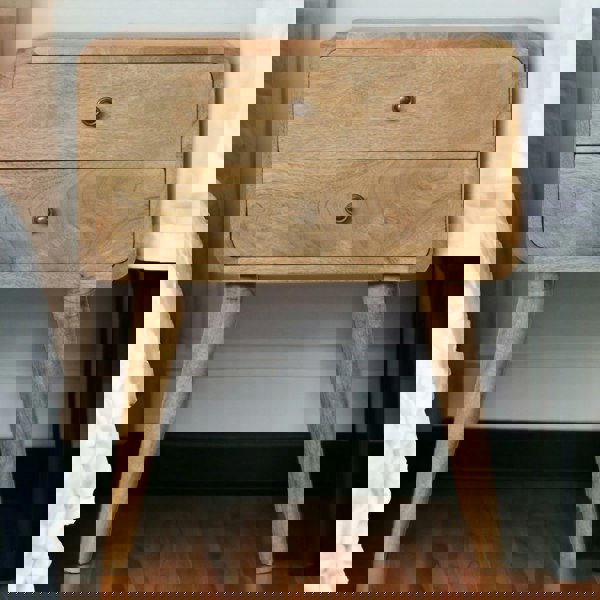 Artisan Furniture Curved Chestnut Bedside