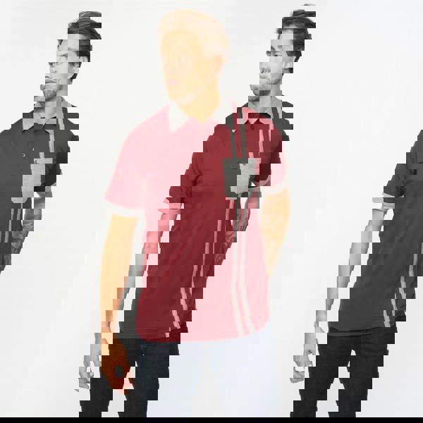 Gabicci G55X06 Short Sleeve Jersey Shirt Gabicci Classic MULBERRY