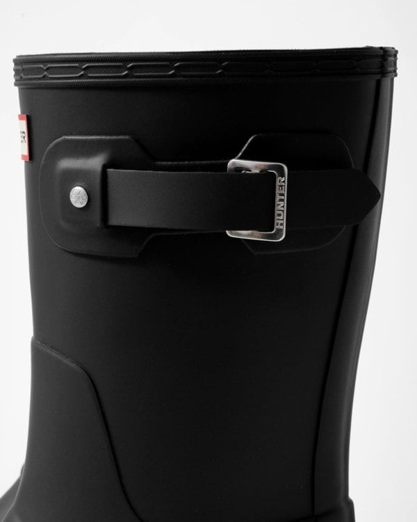 Hunter Original Short Mens Wellies - Black