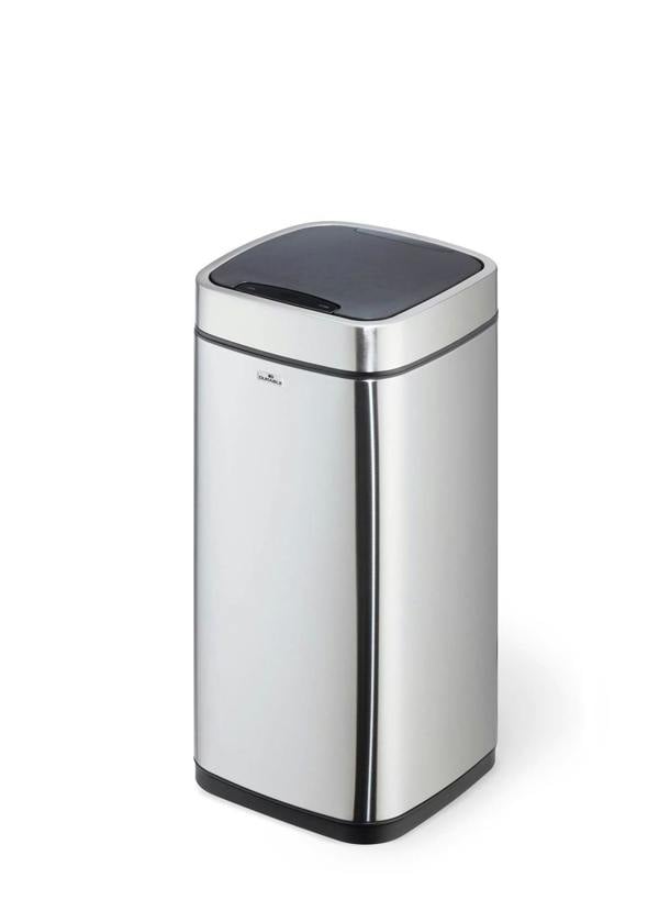 Durable Motion Sensor Bin | Smart Automatic Steel Kitchen Waste Bin | 21L Silver