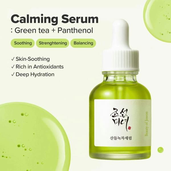 BEAUTY OF JOSEON Calming Serum: Green Tea + Panthenol 30ml