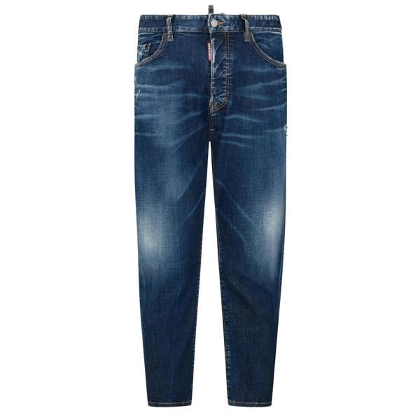 Dsquared Cool Guy Dark Wash Jeans   in  Blue
