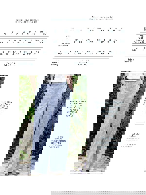 Kite Womens Organic Broadmayne Ticking Trousers