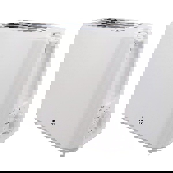 igenix 2 Slice Toaster, Defrost & Reheat Function, White