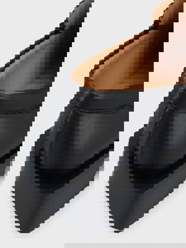 Ganni Butterfly Logo Loafers Black