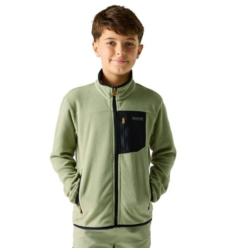 Regatta Kids Frankie Full Zip Fleece Jacket - Sage Green
