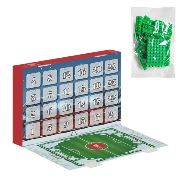 Liverpool FC BRXLZ Christmas Tree Advent Calendar, Advent Calendars And Cards, Month To View, Sports, Gift