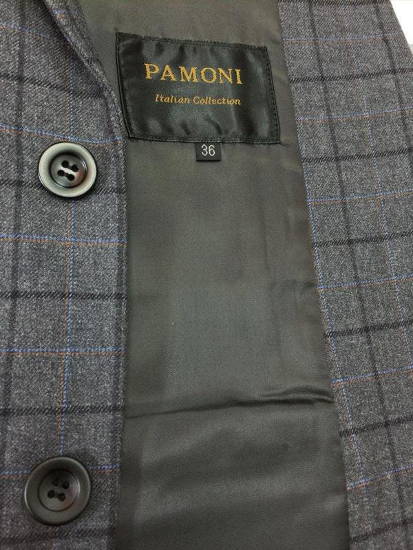 Grey Check Tweed Blazer - Pamoni