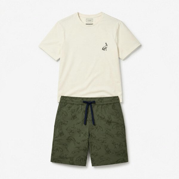 Joules Y95846 DOZER SHORT Mens Pyjama Set Pyjama Set   in  Green