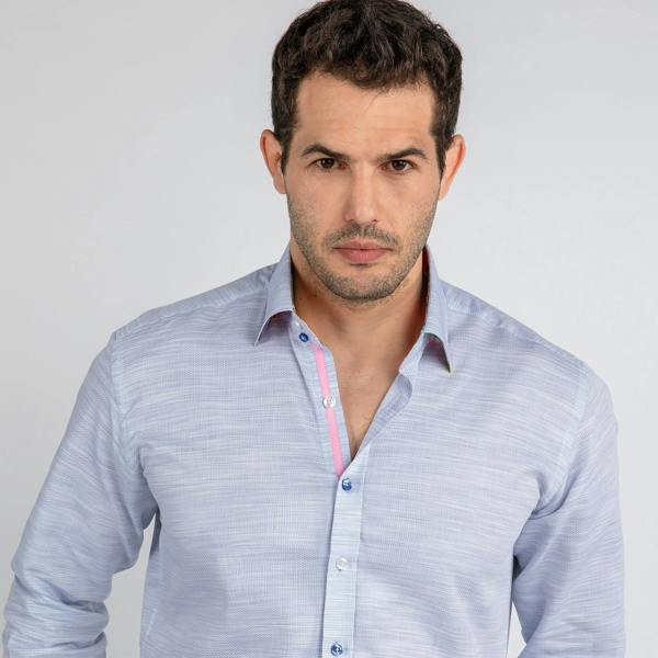 TEXTURED WASH CLASSIC SHIRT - Premium Men's Patterned Shirt by Claudio Lugli | Bold Design, Tailored Fit, Best Printed Shirts