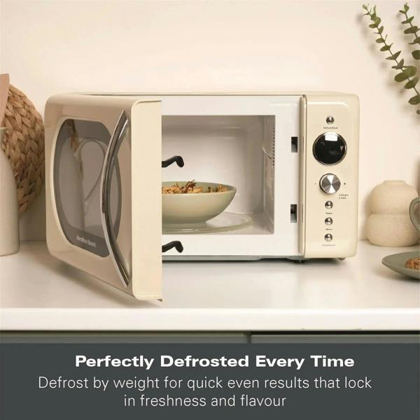 Hamilton Beach 20L Retro Cream Microwave - Hamilton Beach UK