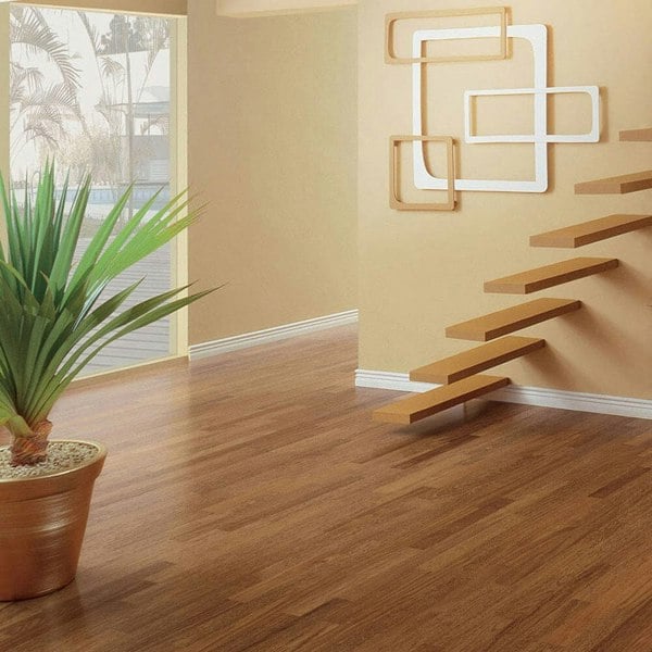 PVC Wooden Self-adhesive Laminate Flooring Planks for Home Decor Living and Home
