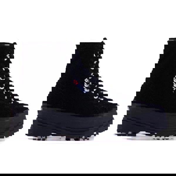 Superga Womens/Ladies 2341 Cotu Alpina High Tops - Blue Anthracite - 