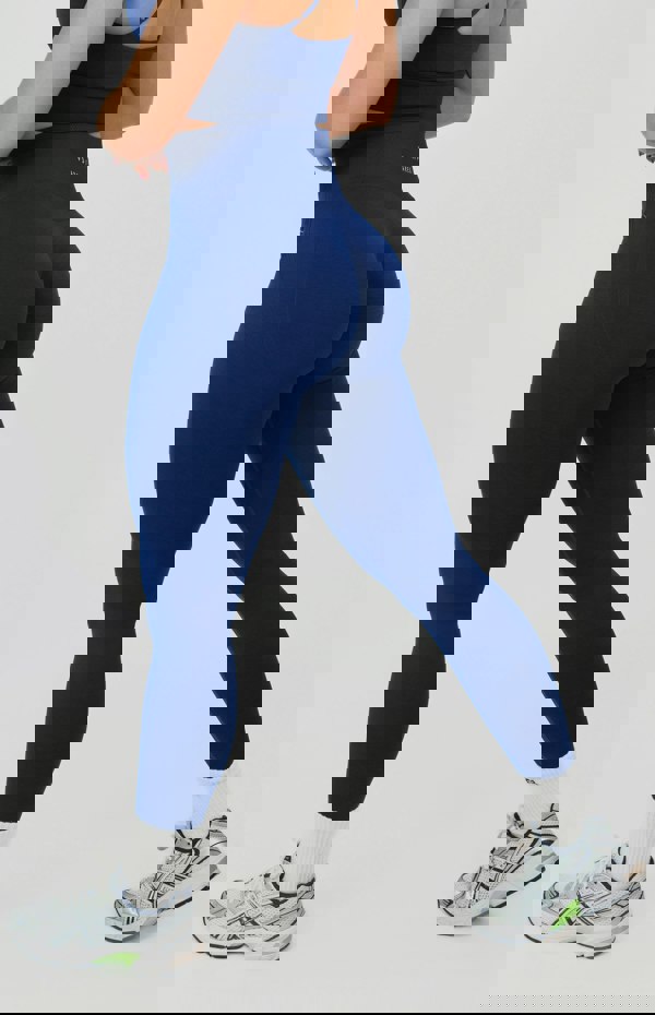 V3 Apparel Tempo Seamless Scrunch Leggings - Midnight Blue