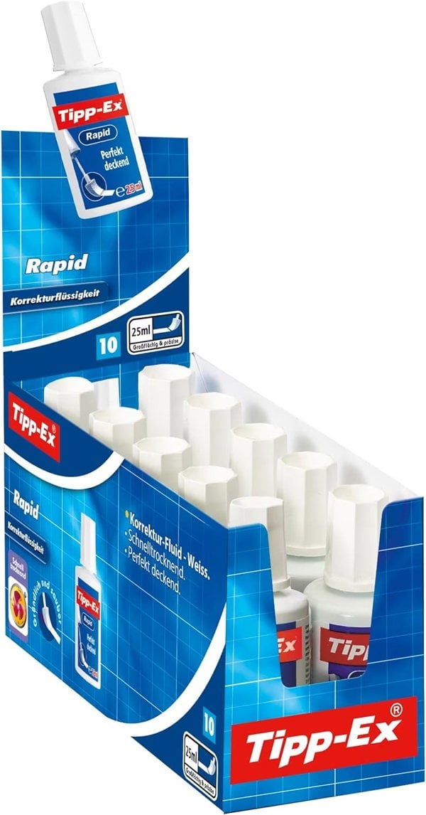 BIC Tipp-Ex Fluid 20ml- Pack of 10