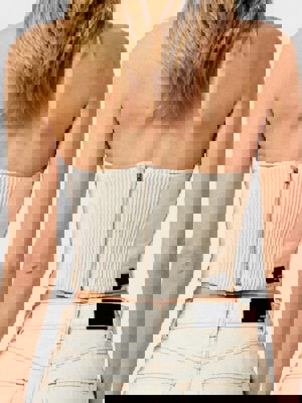 AMIRI Ma Bustier Bandeau Top Alabaster - Supplied FashionAmiri