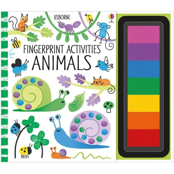 Fingerprint Activities Wildlife Series 3 Books Collection Set Zoo, Under The Sea, Animals